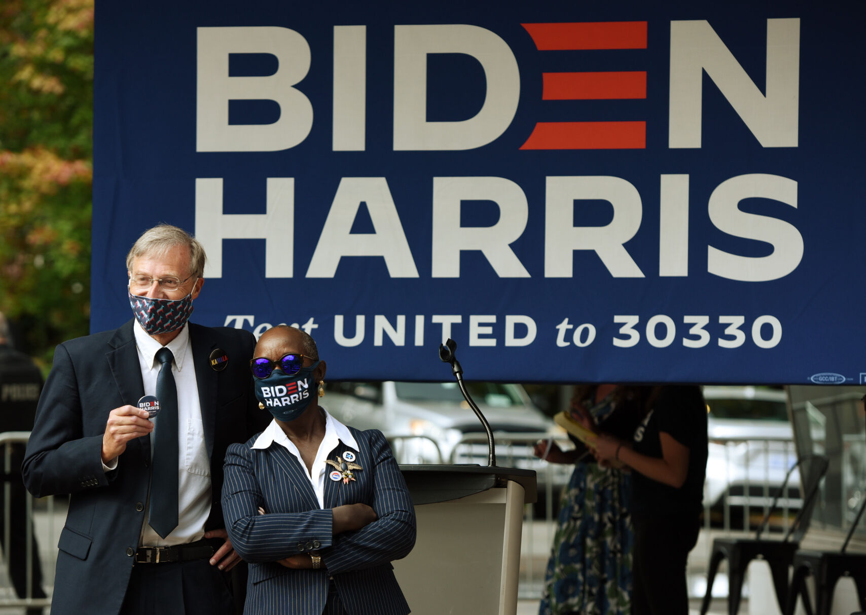 Doug Emhoff campaign stop